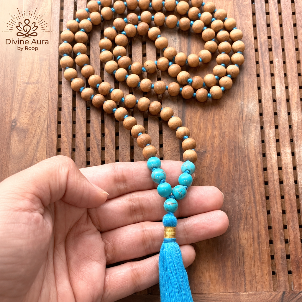 108 Bead Sandalwood Japa Mala