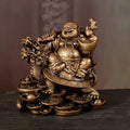 Golden Laughing Buddha Wealth & Prosperity Statue