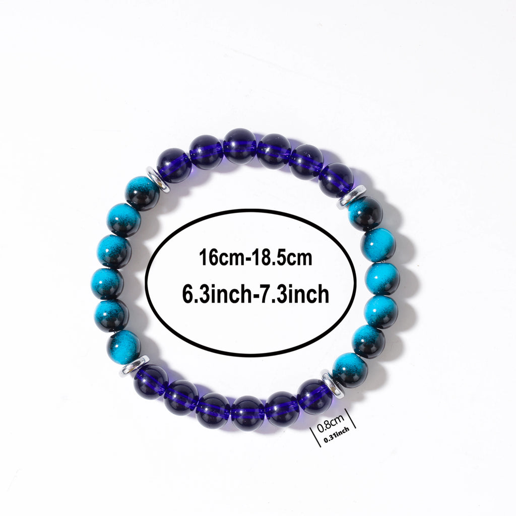 popular autum accesorios purple blue charms bracelets husband Dating Gift Christmas high quality natural stone anxiety bracelet
