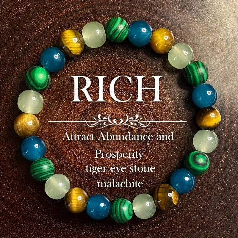 Attract Money Wealth Health Pulse Hematite Fashion Natural Stone Beads Bracelet for Women Men Party Jewelry Accessories Gifts