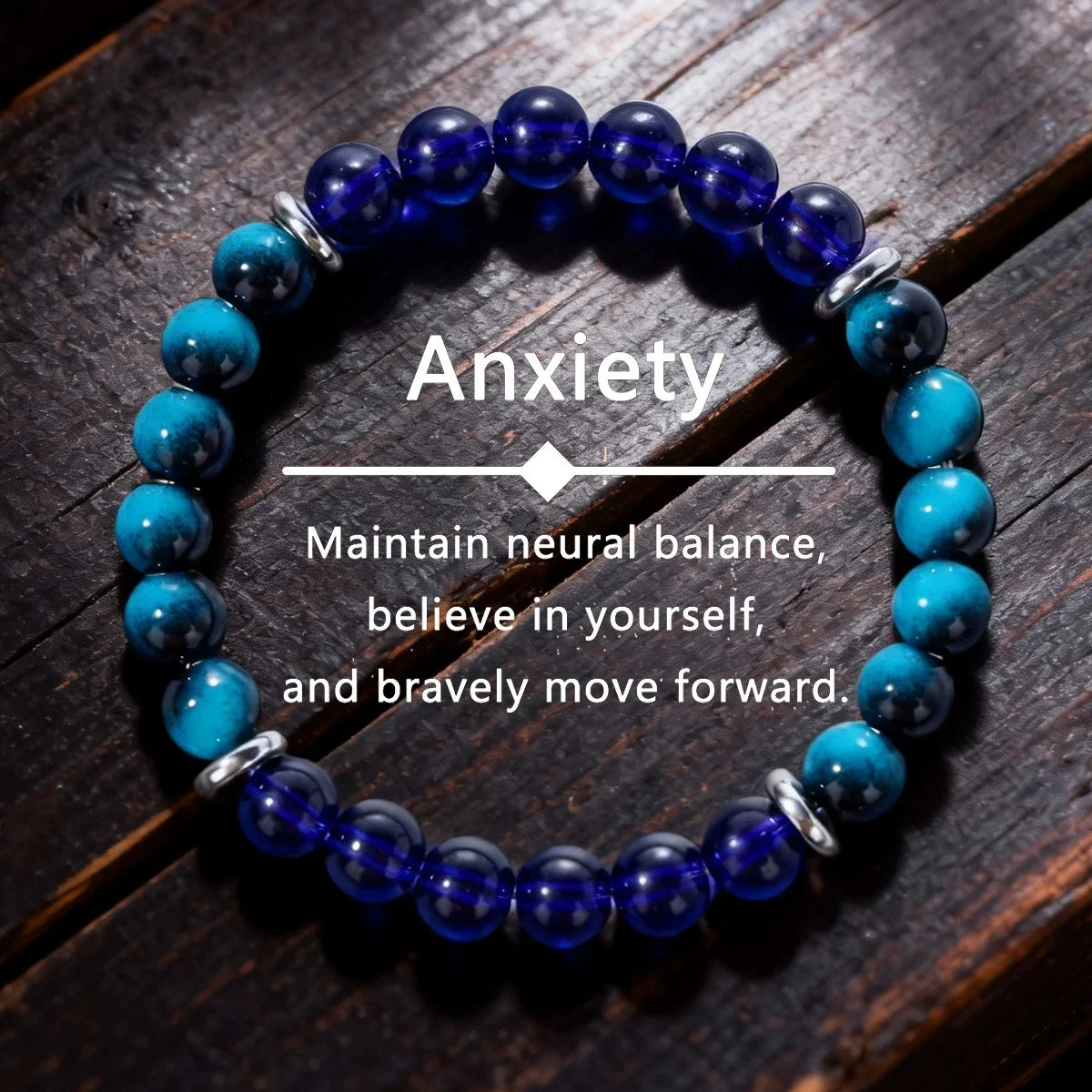 popular autum accesorios purple blue charms bracelets husband Dating Gift Christmas high quality natural stone anxiety bracelet
